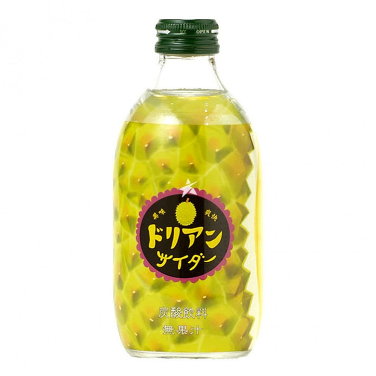 Tomomasu 玻璃瓶装榴莲味汽水 300ml