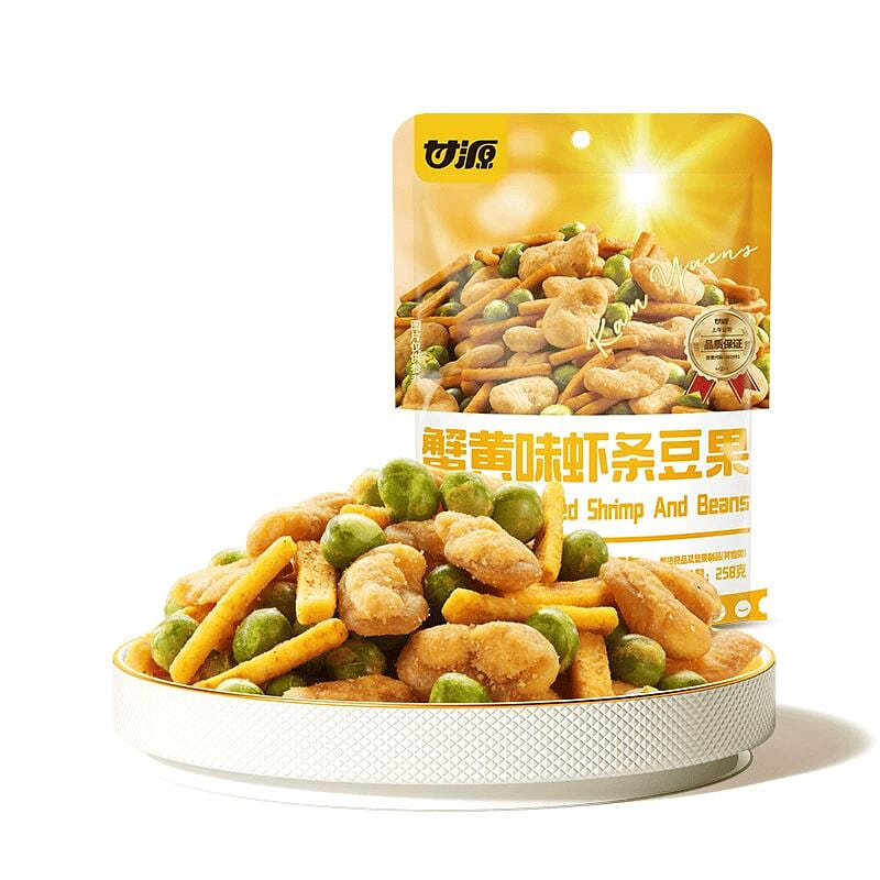Ganyuan Crab Roe Flavor Bean Snack 285g. 285 g