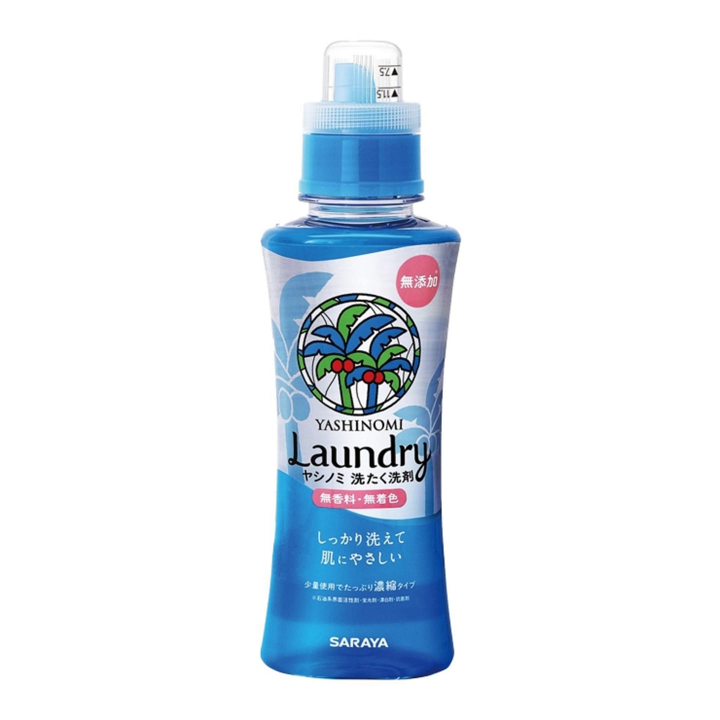 Yashinomi Laundry Detergent, Fragrance Free 520 ml