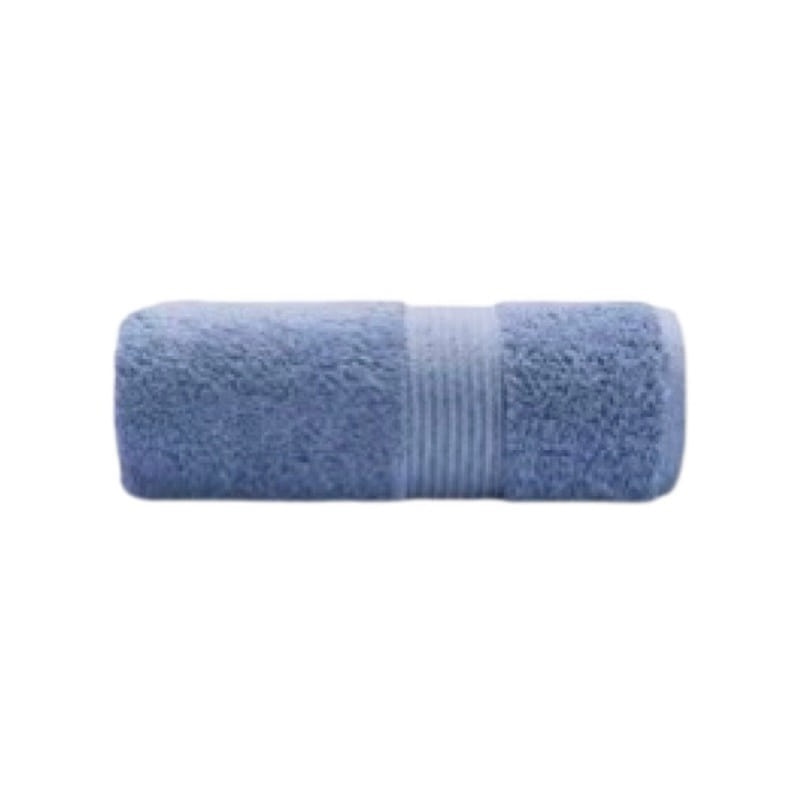 5A Antibacterial 100% Cotton Thickened Towel-Blue 1 count