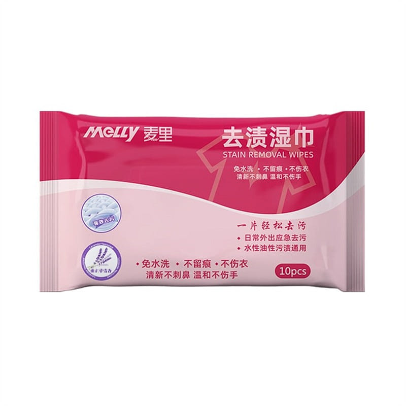 Down jacket stain remover wipes, disposable no-was 1 each