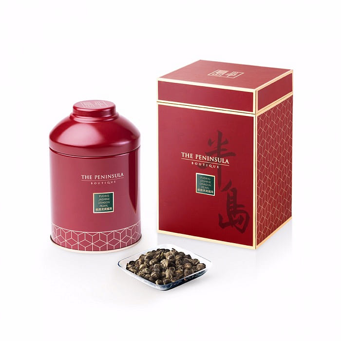 The Peninsula Boutique FuDing Jasmine Dragon Pearl – Loose Tea Leaves 100 g