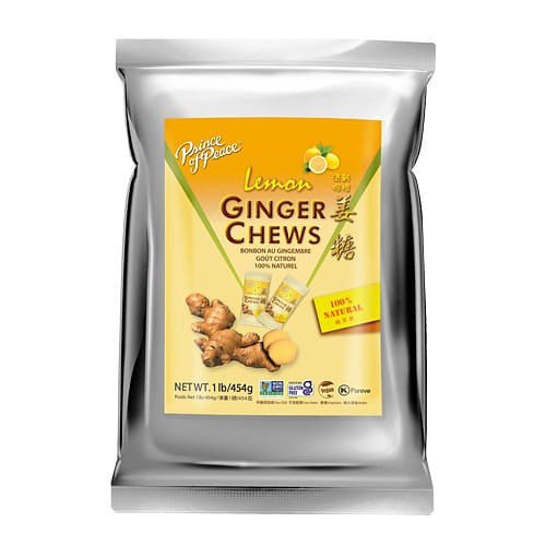 Prince of Peace Ginger Candy (Chews) With Lemon, 1LB 1 each