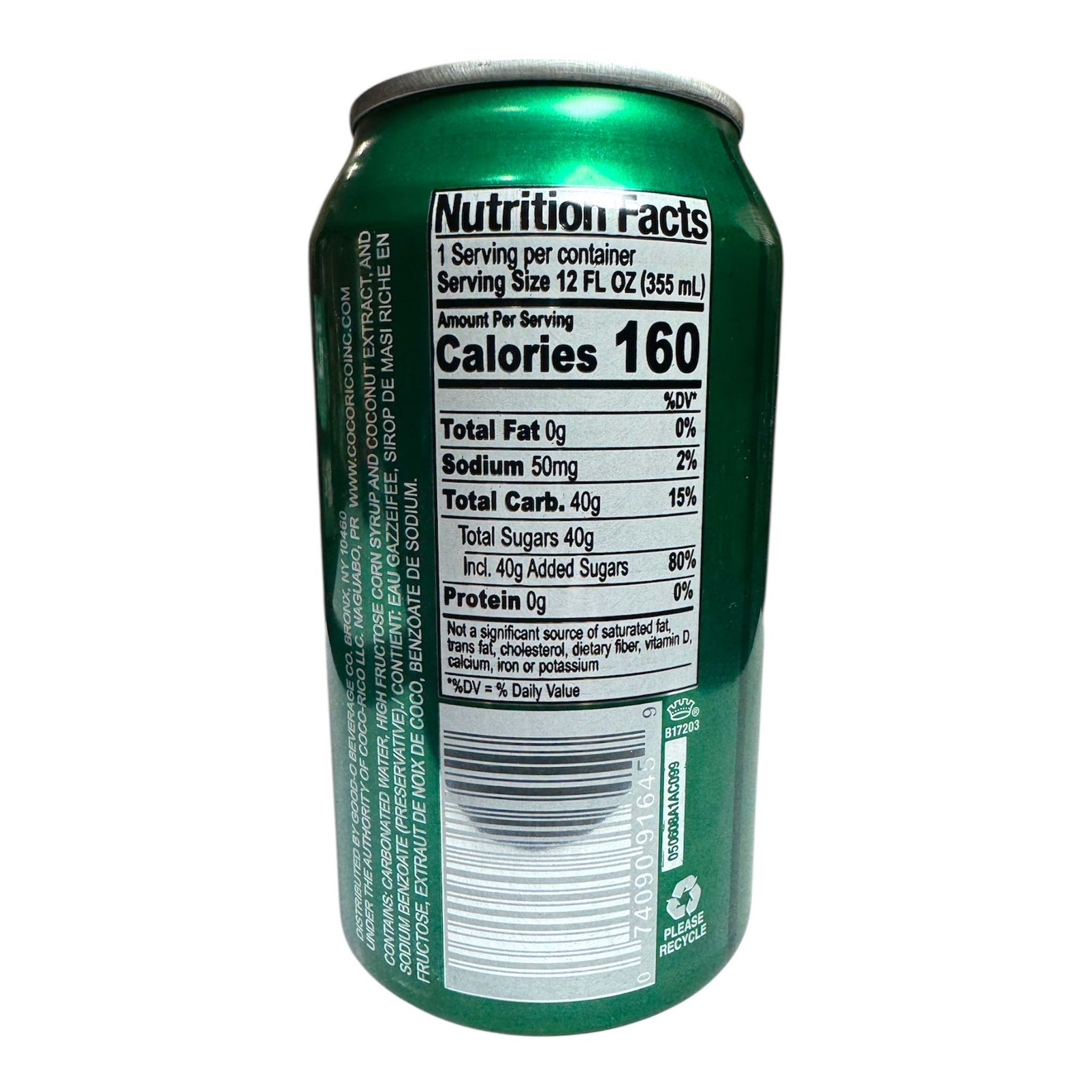 Get COCO RICO Natural Coconut Flavored Soda Dua 1 each*6 cans