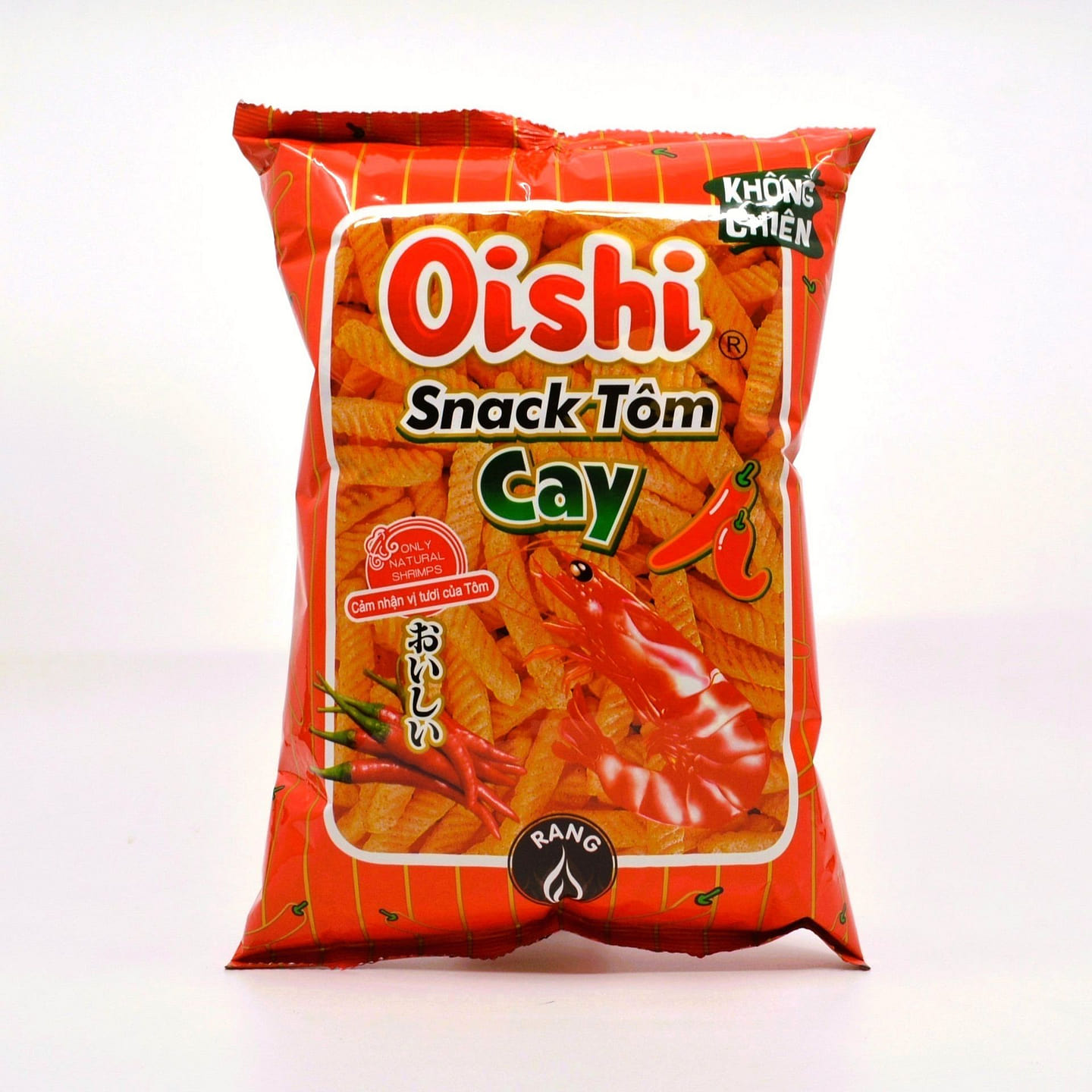 Oishi Spicy Shrimp Chips – 2.4oz/68g 2.4 oz