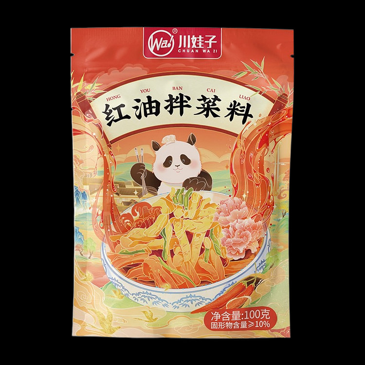 四川川娃子红油拌菜料凉拌菜调料汁油泼辣子凉面凉皮口水鸡家用料 100g*1袋装