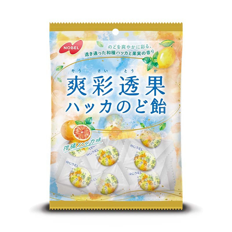 Viên ngậm họng Nobel vị bạc hà trái cây 65g 1 phần