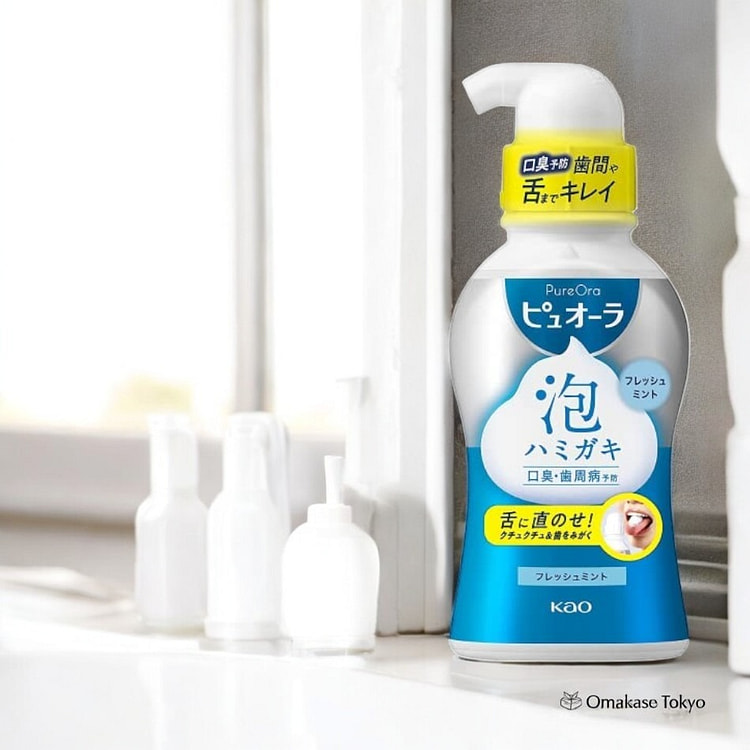 PureOra 泡沫牙膏 清新薄荷味 190ml