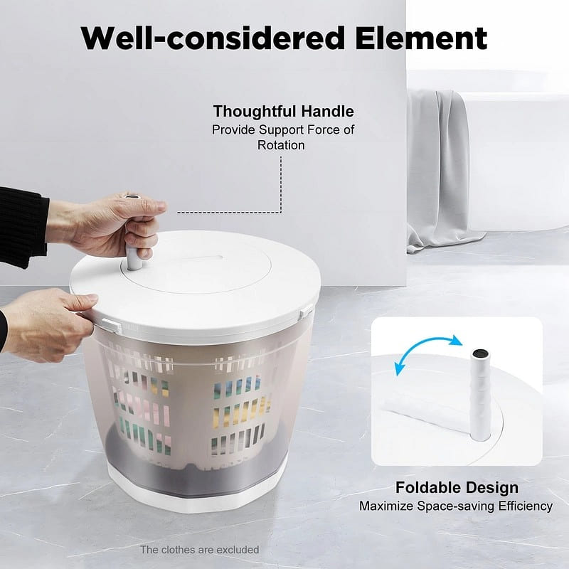 2 in 1 Manual Mini Portable Washing Machine Compac 1 count