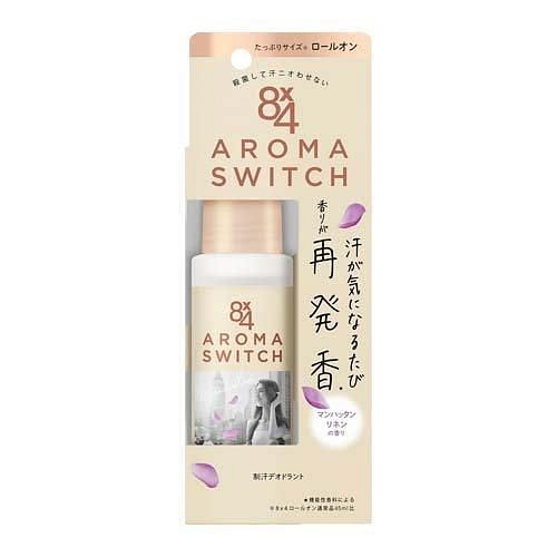 Kao 8x4 Aroma Roll Deo Manhattan Linen 65ml 1 count
