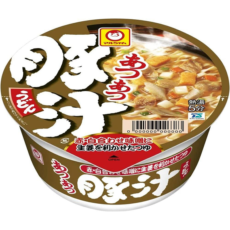Japanese Maruchan Noodles Udon Miso Pork Ginger Soup Cup Meat Instant Food 