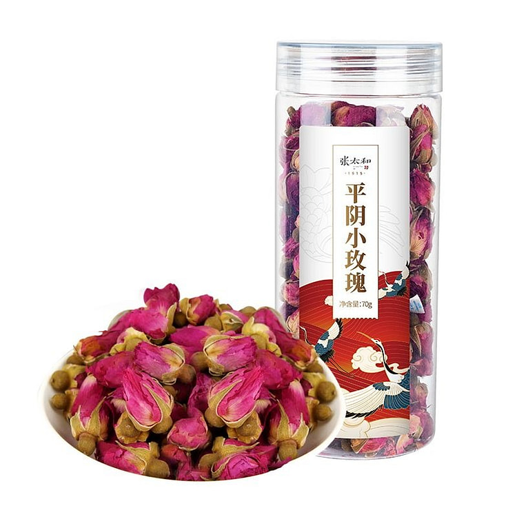 张太和平阴小玫瑰重瓣玫瑰无硫即冲即饮玫瑰花茶70g 70 克