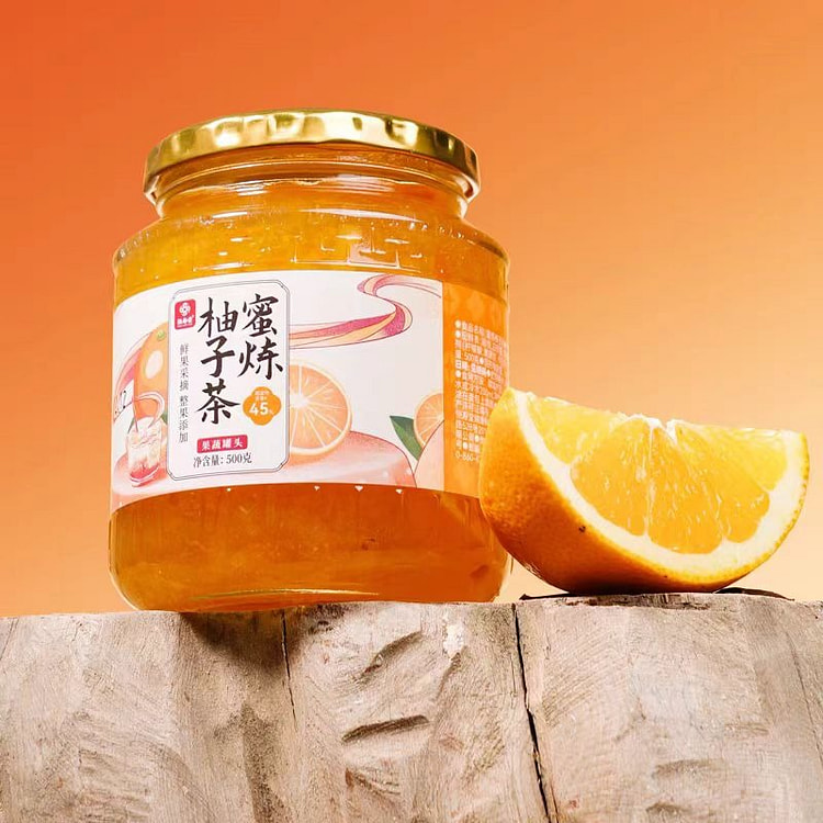 恒寿堂 蜜炼柚子茶 500g*1瓶