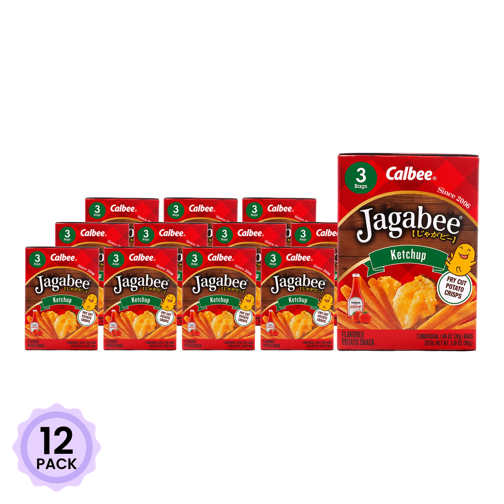 カルビー Jagabeeケチャップ3pk 90 グラム*12 パック - Weee!
