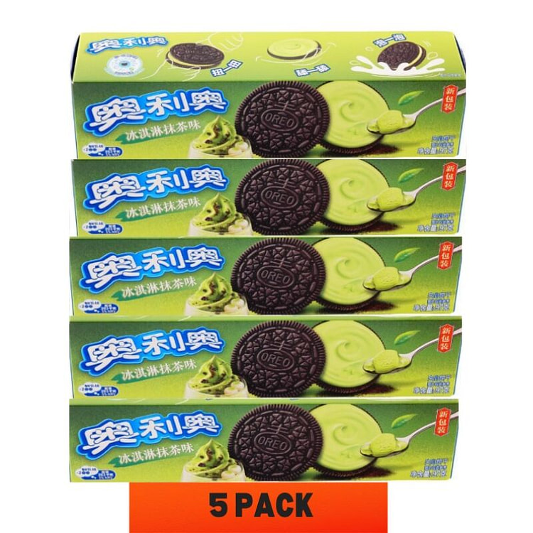 97克*5 OREO奥利奥 冰淇淋抹茶奶油夹心饼干