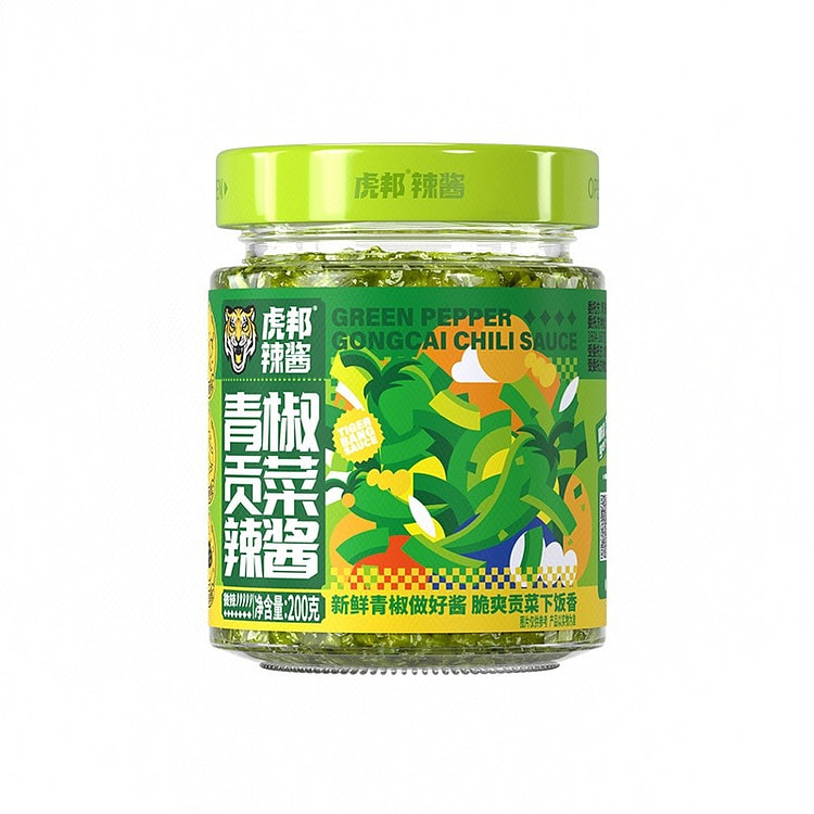 Green Pepper & Crispy Stem Mustard Sauce 200 g
