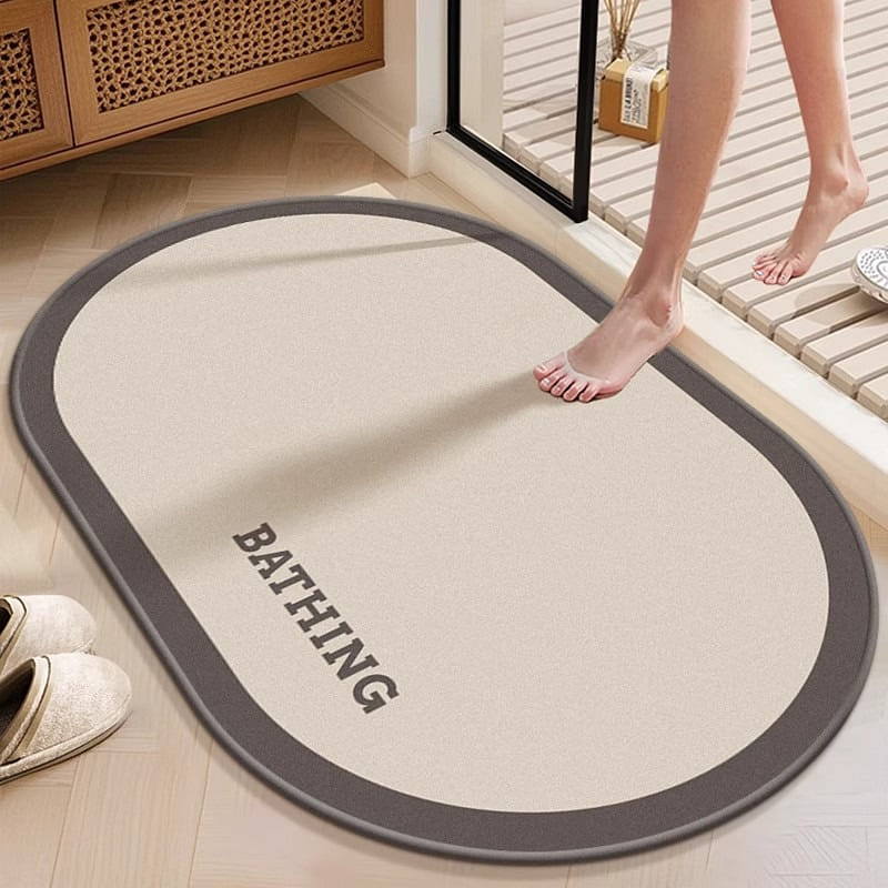 Floor mat 40*60cm straight edge round Sedum color 1 each
