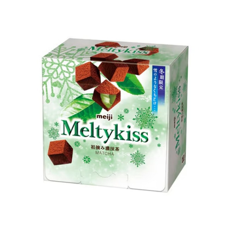 明治 メルティーキッス 初摘み濃抹茶チョコレート53g 1 箱