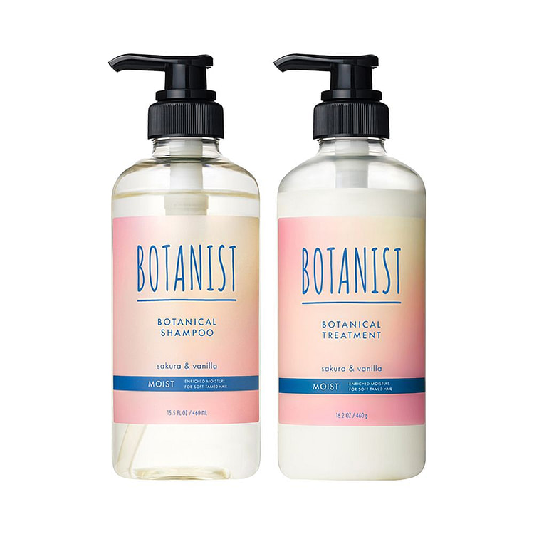 BOTANIST Hair Care Moist Sakura&Vanilla 460mlx2 1 count
