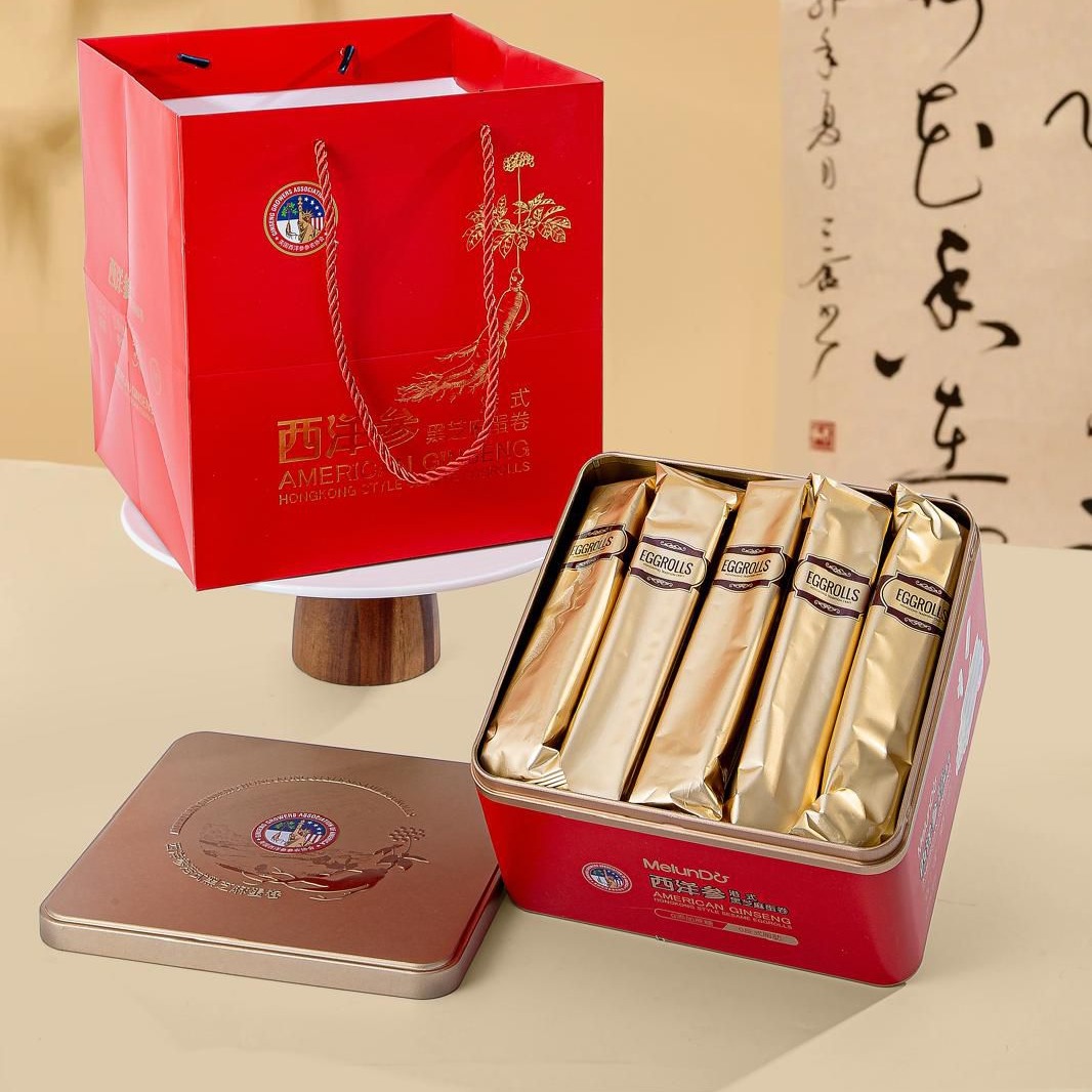 北京同仁堂造养青年西洋参港式黑芝麻蛋卷300 克- Weee!