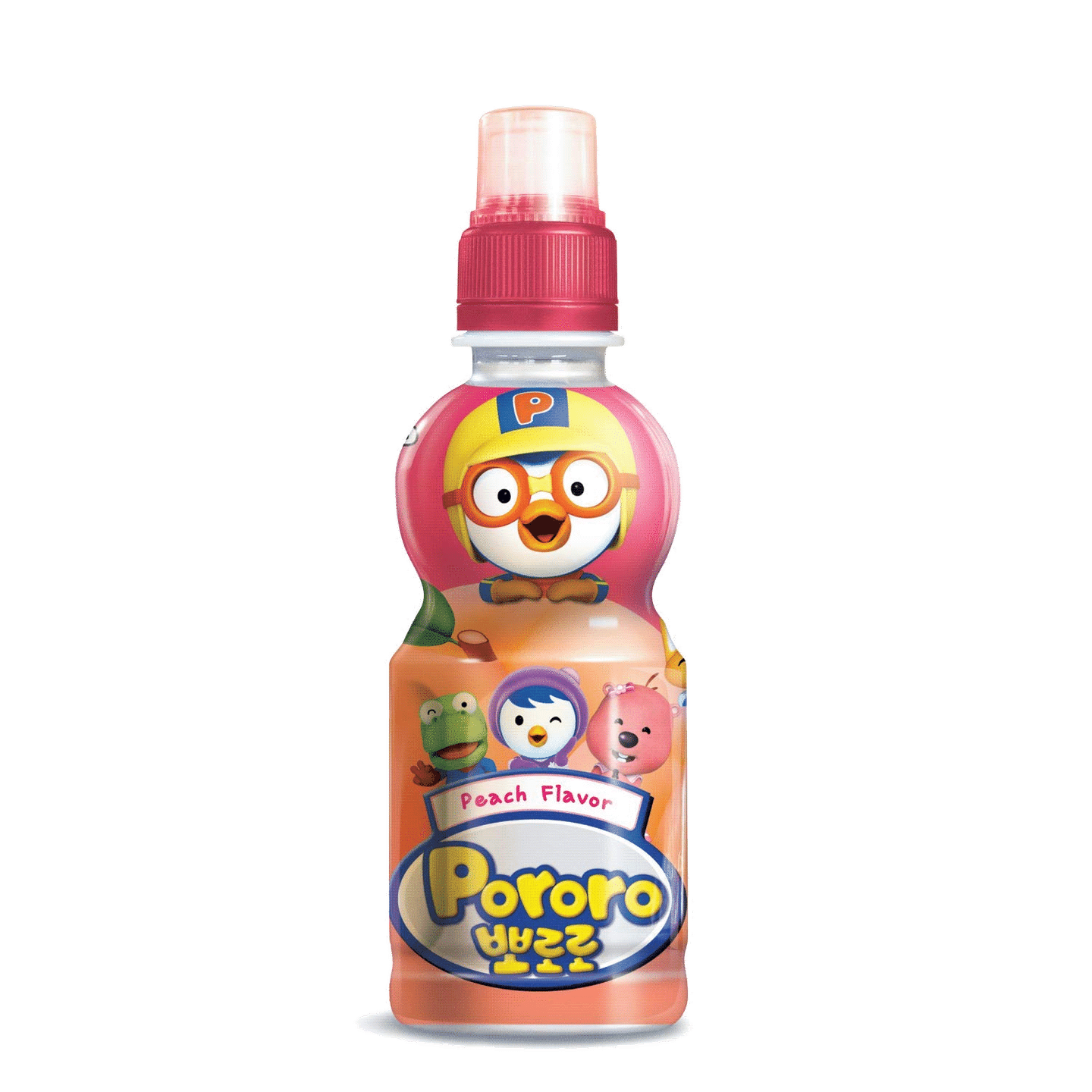 Paldo Fun & Yum Pororo Kids Peach Flavor Drink 7.95 oz 1 bottle