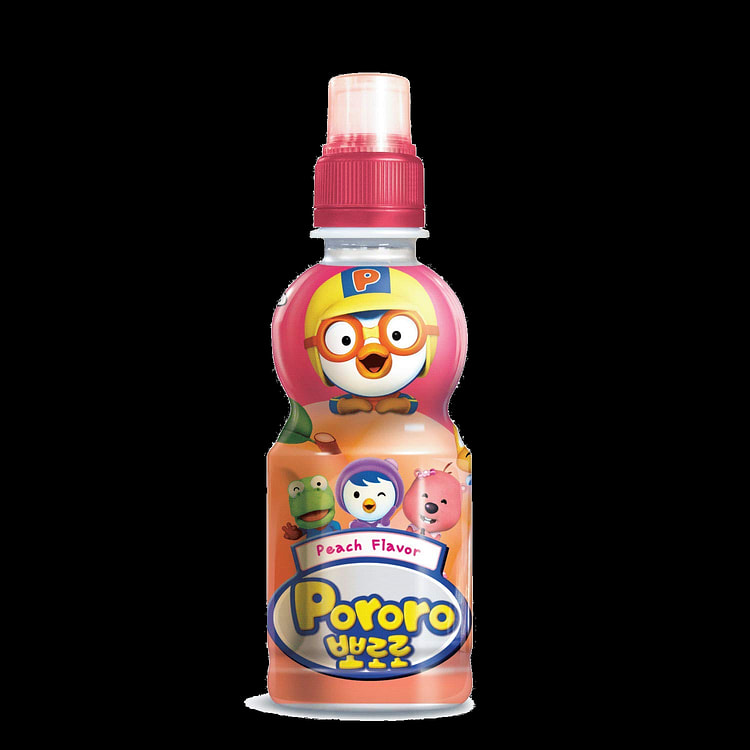 Paldo Fun & Yum Pororo 儿童桃子味饮料 7.95 盎司