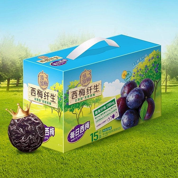 溜溜梅无核西梅干梅子果干低脂零食小吃富含膳食纤维 450 克