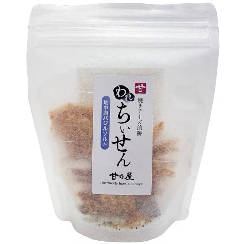 Amanoya Ware Chii Sen Med Basil Salt Crackers 30g 1 each