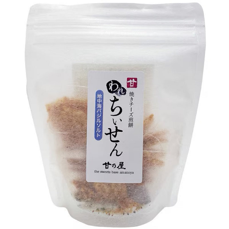 Amanoya Ware Chii Sen Med Basil Salt Crackers 30g 1 each