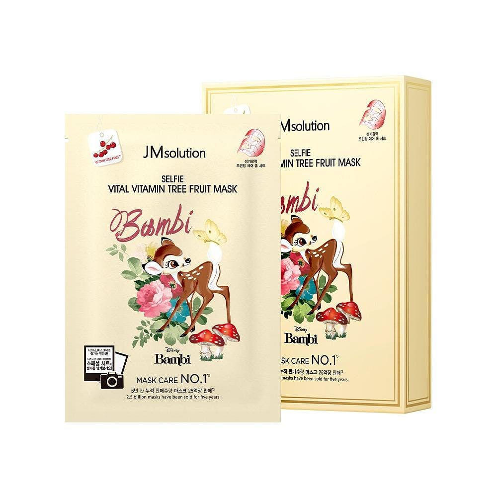JMsolution Disney Selfie Vital Vitamin Tree Fruit Mask 10pcs/ 1 box