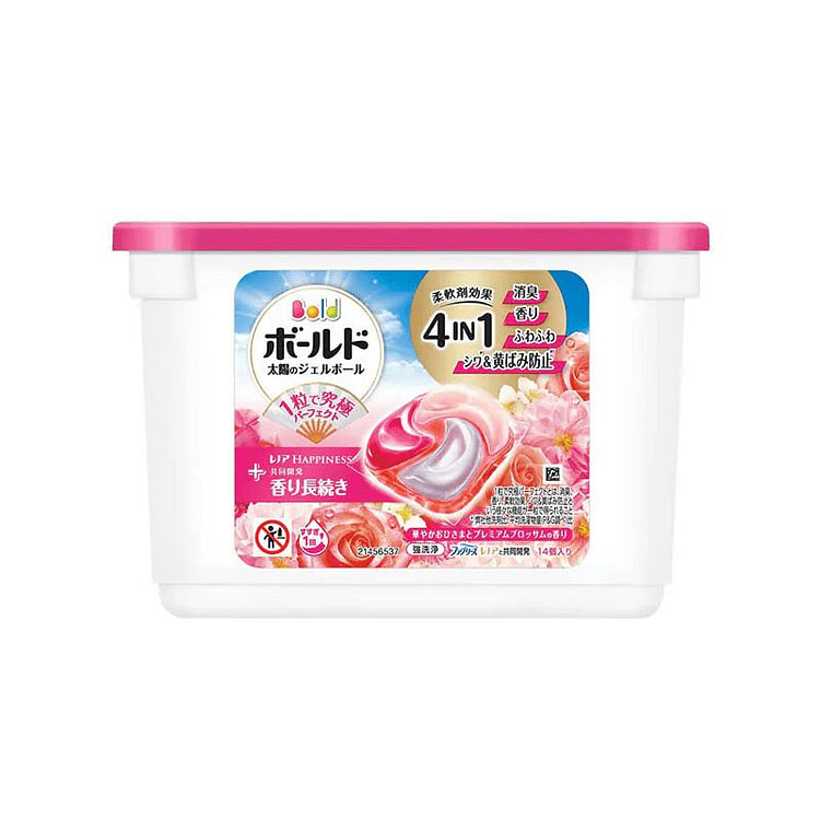 P&G 4D Laundry Capsules, 14 Count, Rose Scent 1 each