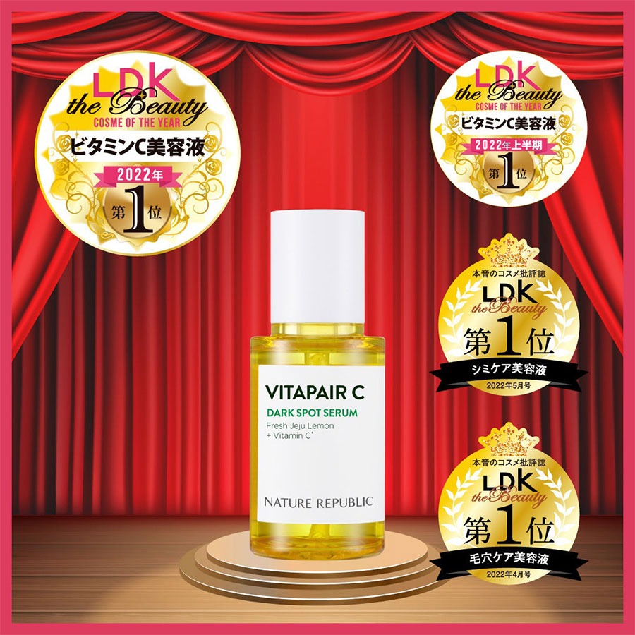 Get Nature Republic Vitapair C Dark Spot Serum 45ml+10ml*2