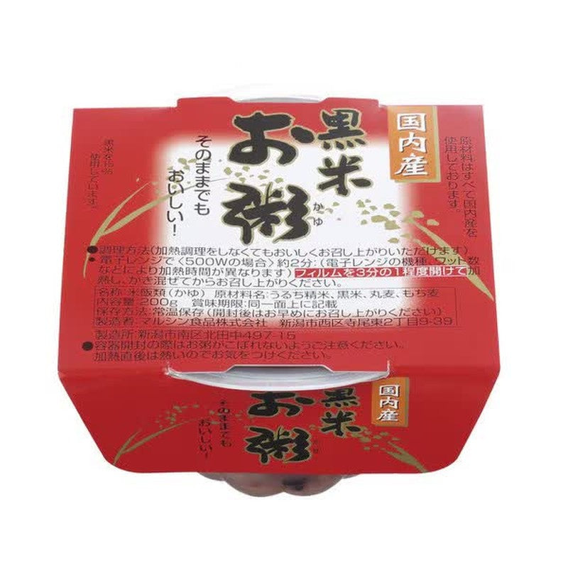 Marushin Foods 黑米粥 200g 1 份