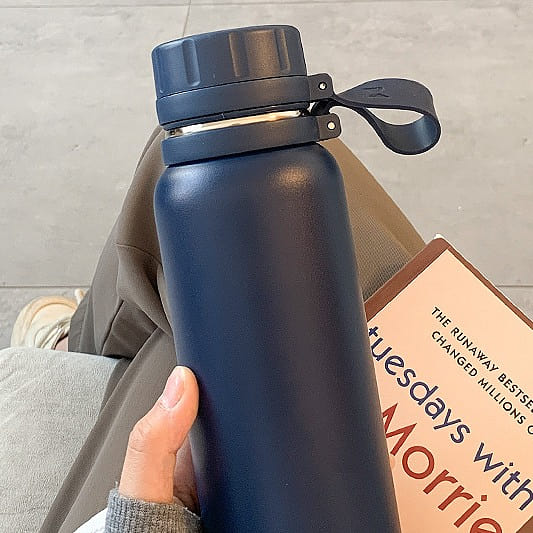Premium Stainless Steel Coffee Thermos Bottle ( 23OZ/650ML)-deep blue 1 each