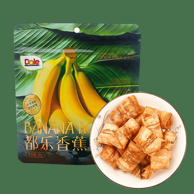 DOLE都乐香蕉卷30g*3袋装 90 克