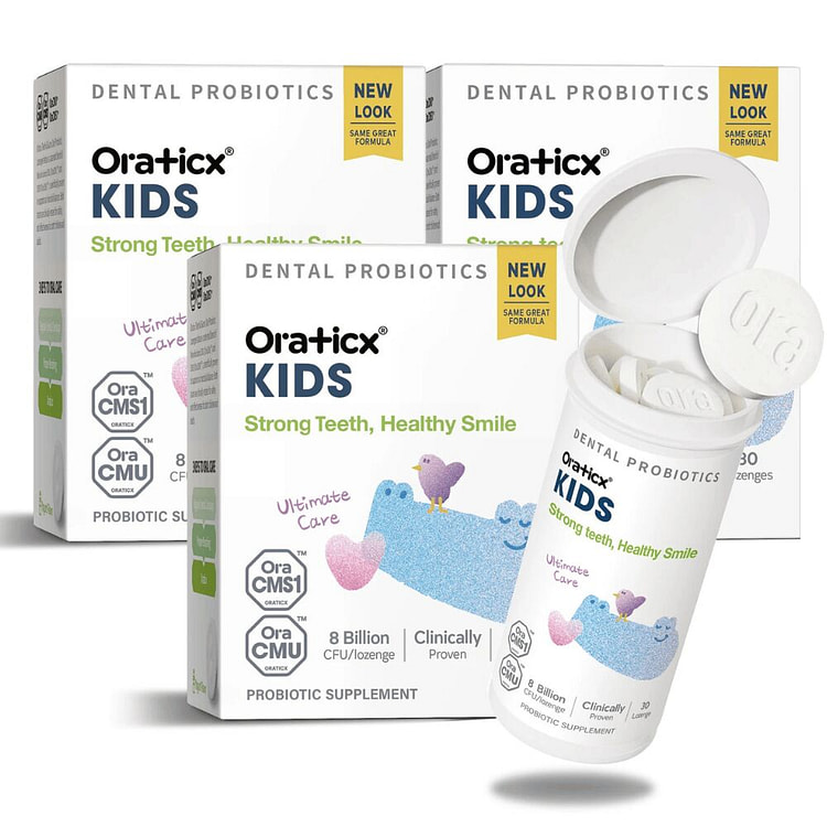 Oraticx Kids Dental Probiotics 3-Pack 30 count*3 pack