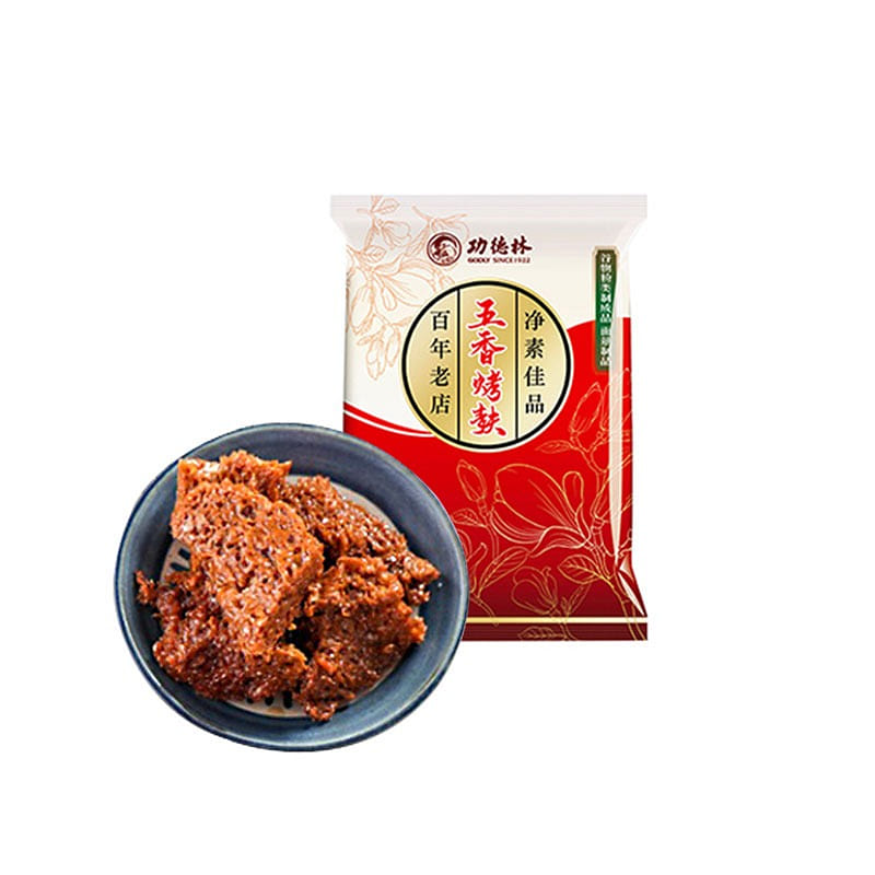 [Gong De Lin] Spiced Baked Bran Vegetarian Snacks 100 g