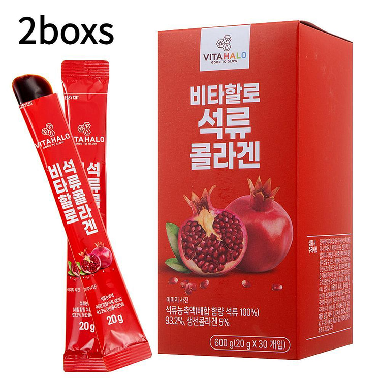 VITAHALO Pomegranate Collagen Jelly Stick 600g2box