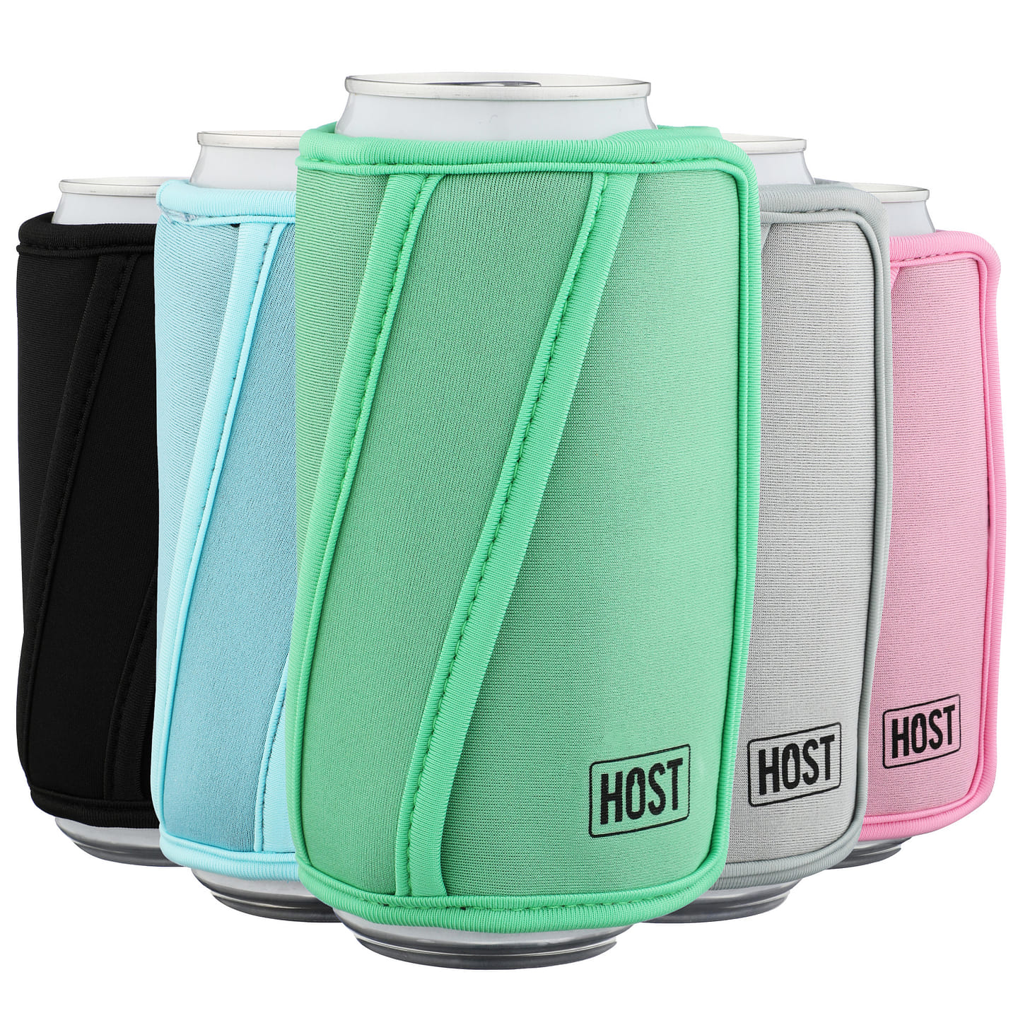 Insta-Chill Slim Can Sleeve in Green by HOST® 1 each