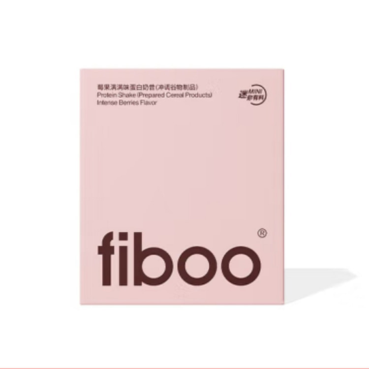 FIBOO Protein Shake #Intense Berries Flavor 245g