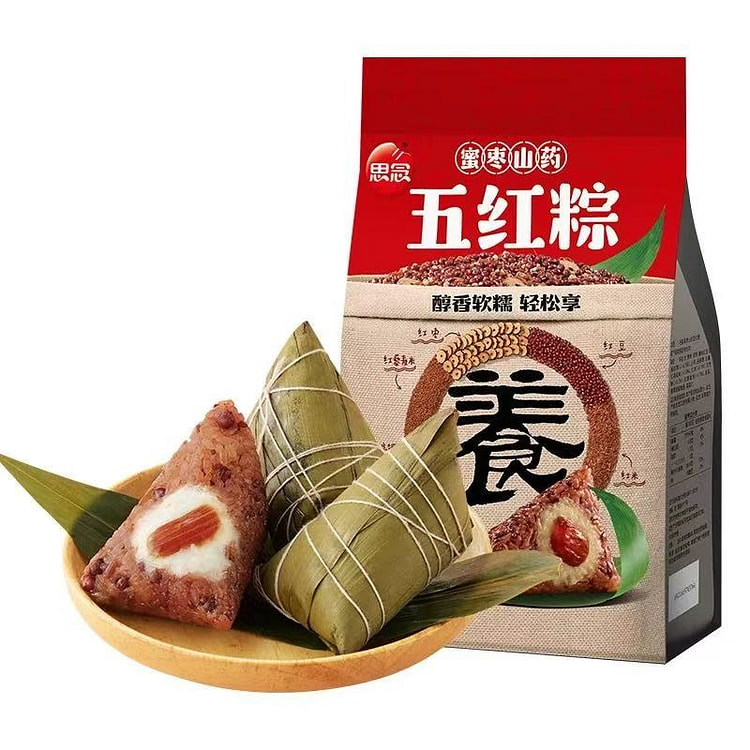 【思念】蜜枣山药五红粽 100g*2个