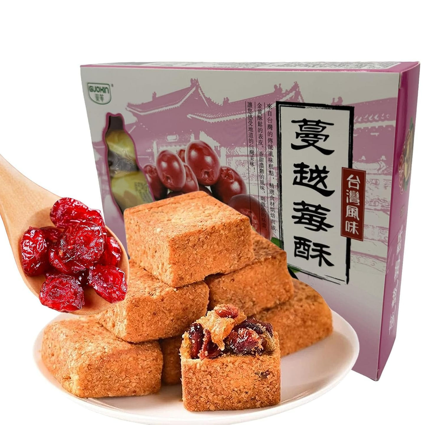 Cranberry Pineapple Cake(10Count/300g)Taiwan Gift 1 each