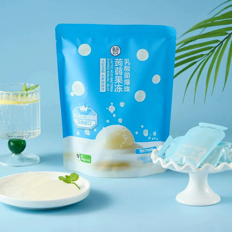 Lactic Acid Bacteria Bursting Bead Konjac Jelly 216 g