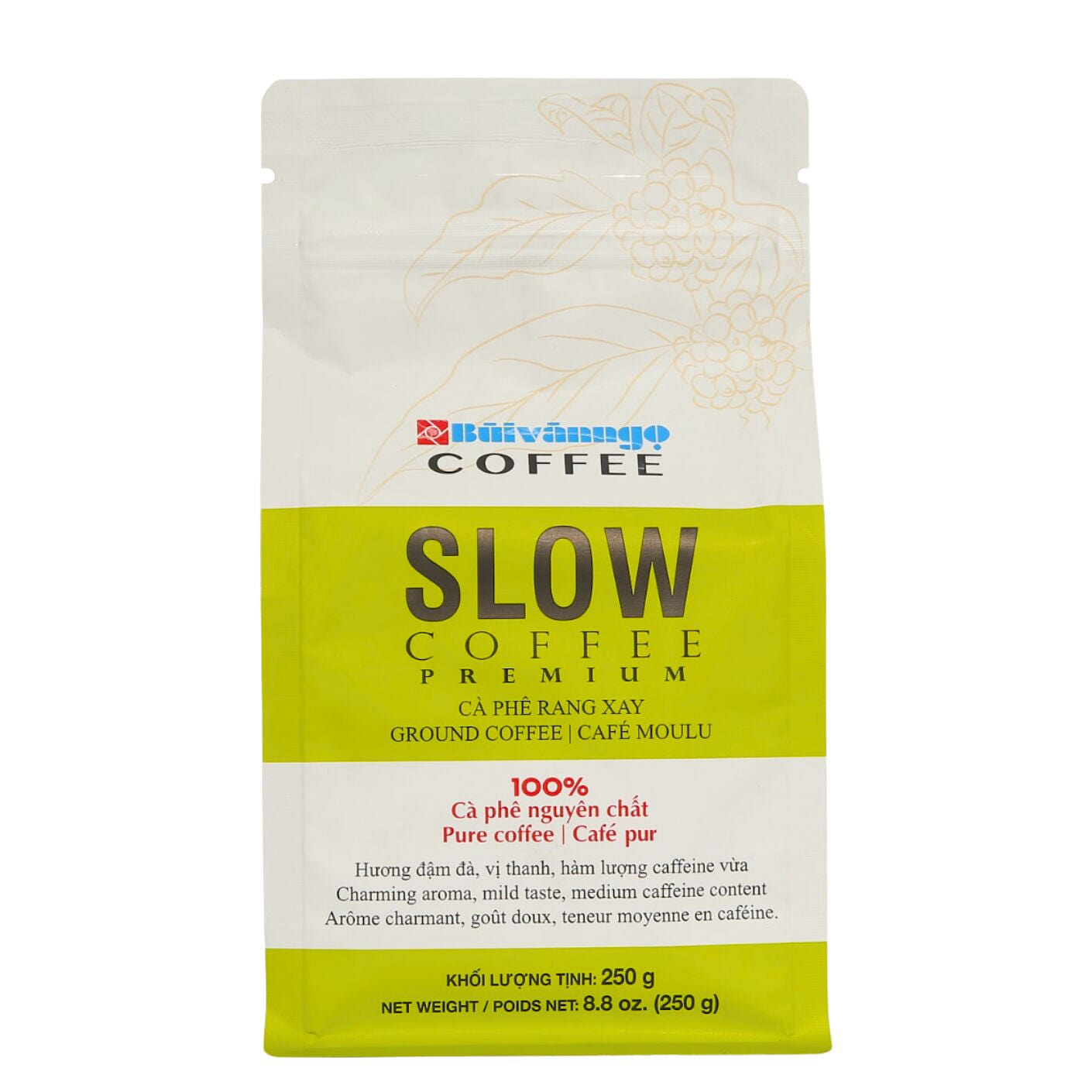 IBVN SLOW GROUND COFFEE 250 GRAM/ 8.8 OZ 1.61 oz