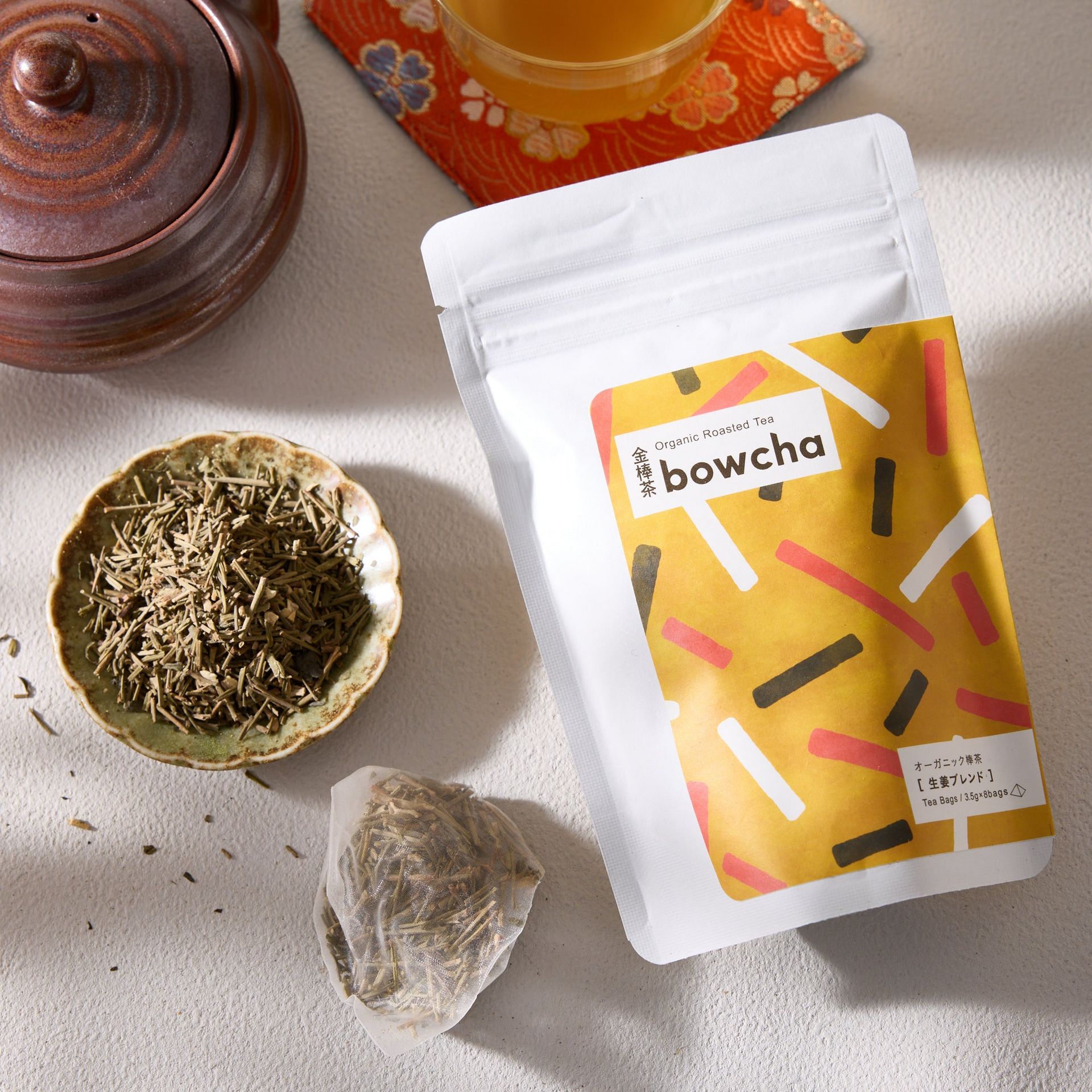 Get Bowcha Stem Tea Ginger Blend (8 tea bags) Delivered | Weee! Asian ...
