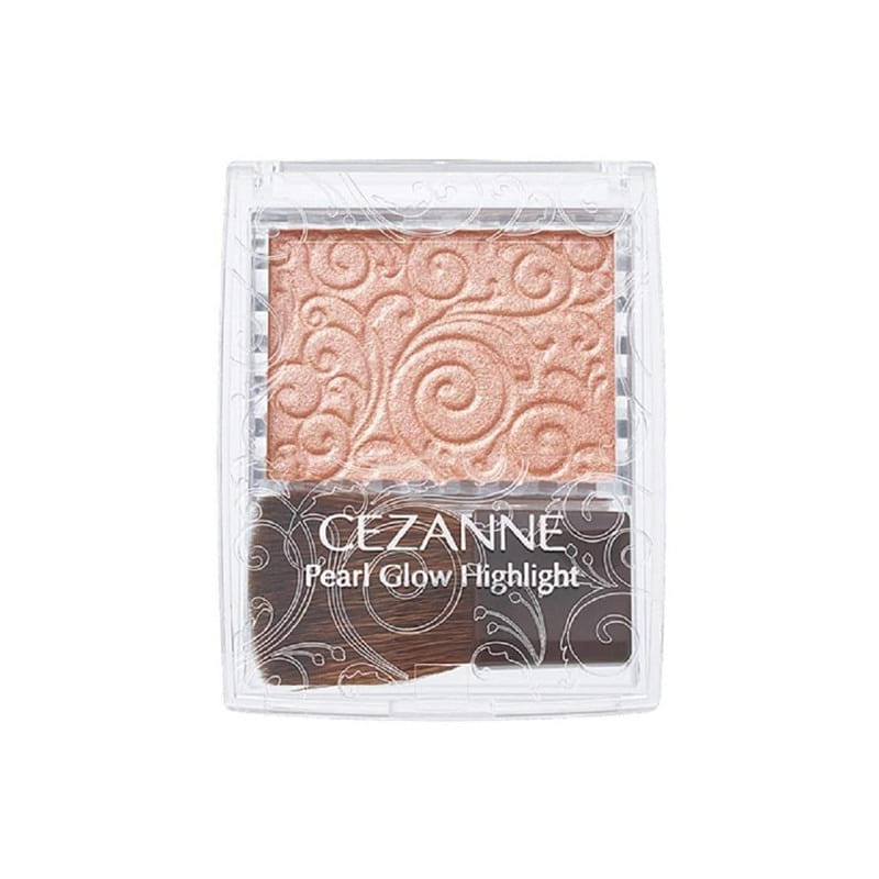 CEZANNE Pearlescent Highlighter 02 Rose Beige 2.4g 1 each