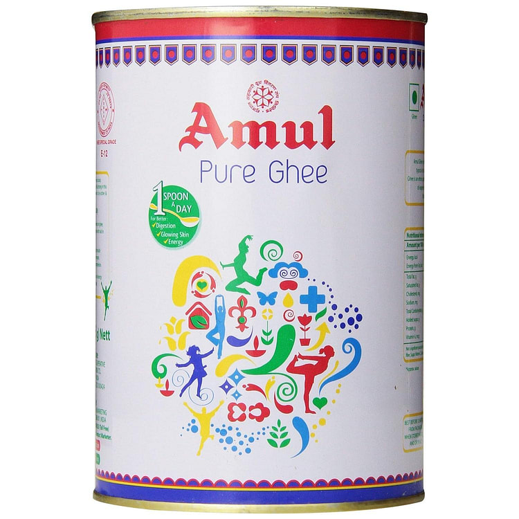 Amul Pure Ghee FDA Export Pack 16 oz