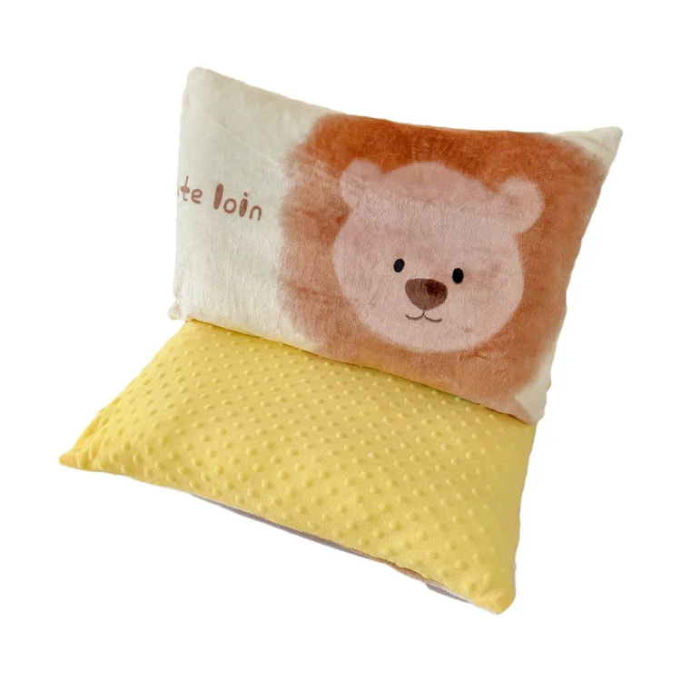 小动物暖绒枕头套 40cm*60cm 单枕套-狮子 1 份