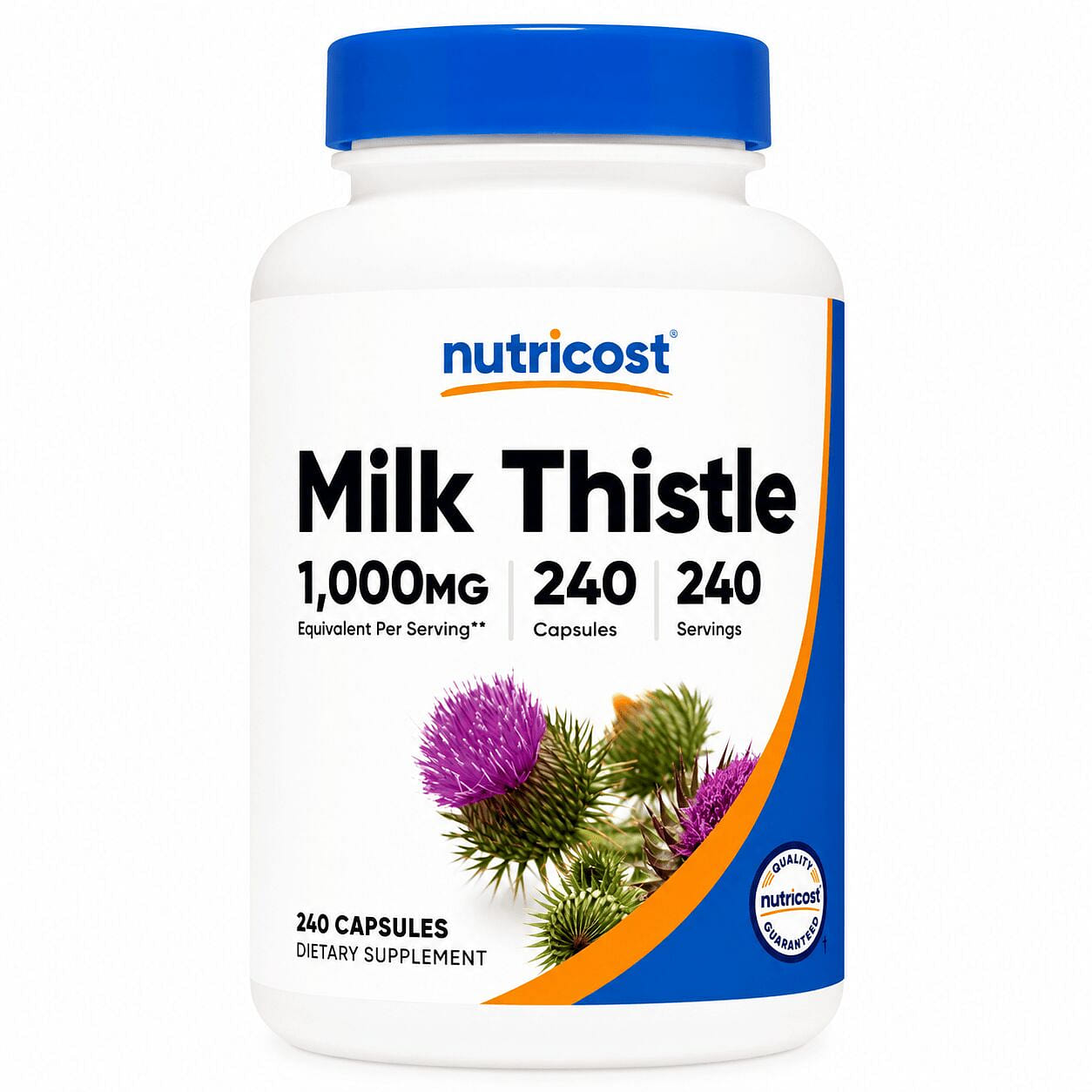 Nutricost Milk Thistle 250mg (1000mg Equivalent) 1 pack