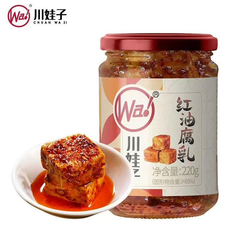 【川娃子】四川特产麻辣红油豆腐乳霉豆腐乳1瓶